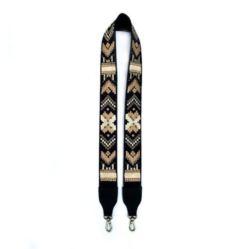 GEOPOP BLACK EMBROIDERED HANDLE (ONLY STRAP)