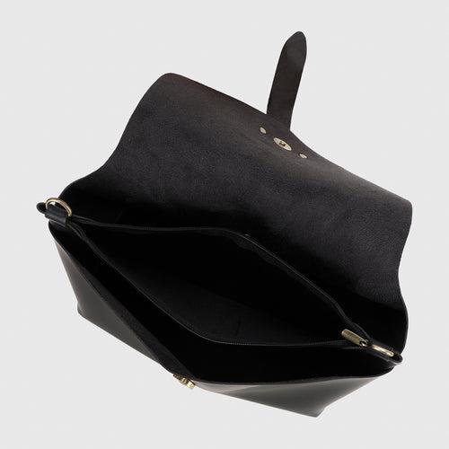 MULTI STRAP SLING BAG- BLACK(WITHOUT STRAP)