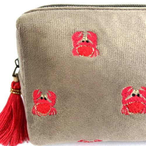 Red Crab Makeup Pouch