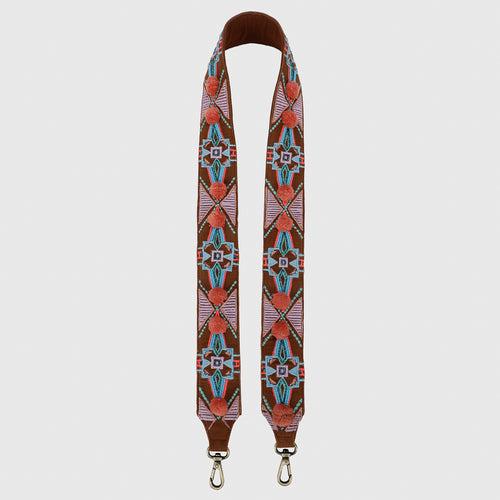 HARMONY TAN EMBROIDERED HANDLE  - ( ONLY STRAP)