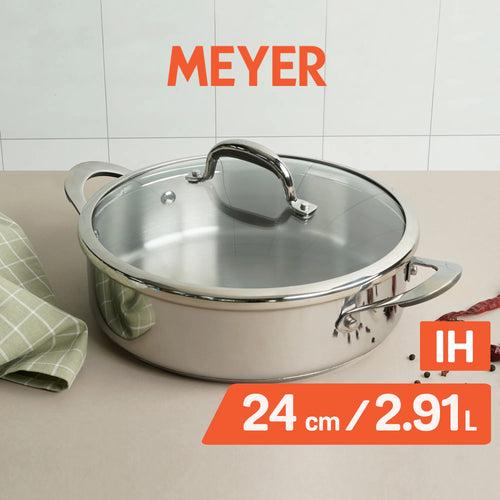 Meyer Select Stainless Steel Sauteuse 24cm (Induction & Gas Compatible)