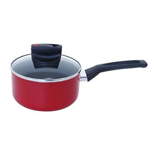 Meyer Safecook Non-Stick Saucepan, Red, 16Cm/1.9L