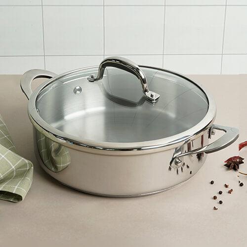 Meyer Select Stainless Steel Sauteuse 20cm (Induction & Gas Compatible)