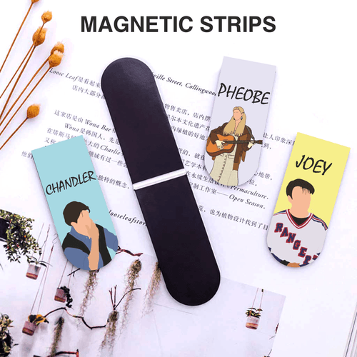 Friends - Pack of 7 Magnetic Bookmark - Gift for Readers