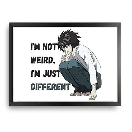 Anime - Death Note - I Am Not Weird Wall Poster