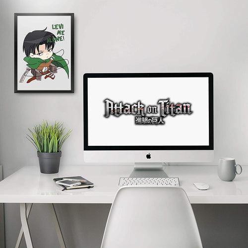 Anime - Levi Me Alone Design Wall Poster