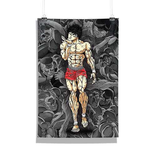 Baki - The Grappler Design Wall Poster