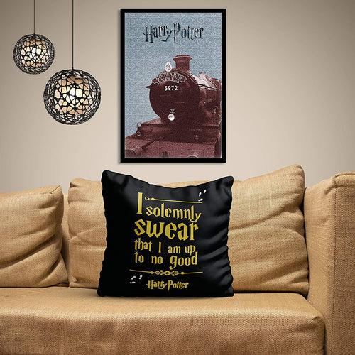 Harry Potter I Solemnly Swear Satin Cushion Cover