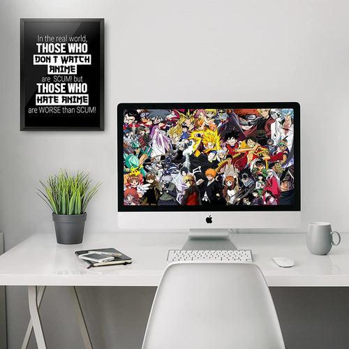 Anime - Quotes Stylish Font Design Wall Poster