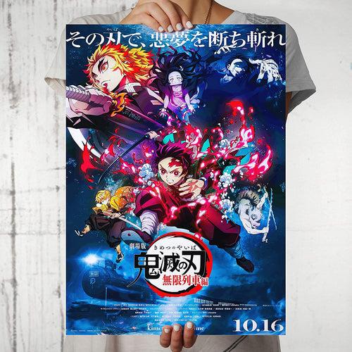 Anime Demon Slayer Mugen Train Poster