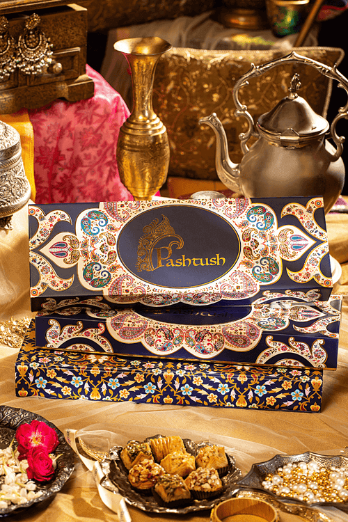 Pashtush Multi Coloured Premium Box (Box Only)