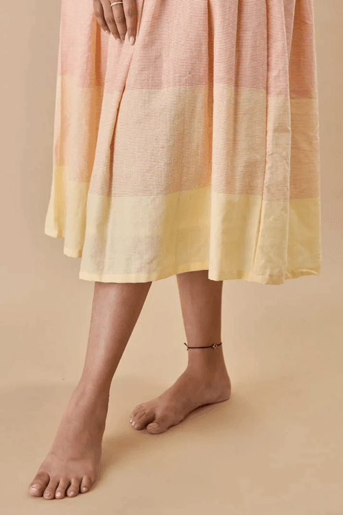 Sunset Gradient Blush Dress - Nursing