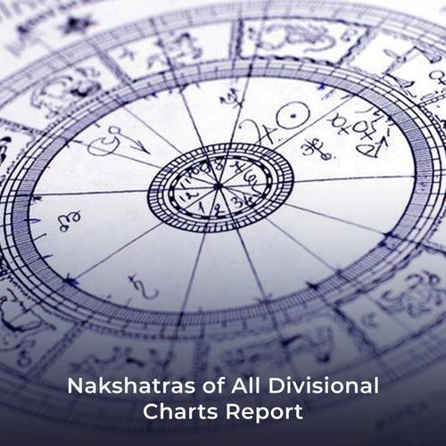 Nakshatras of All Divisional Charts Report