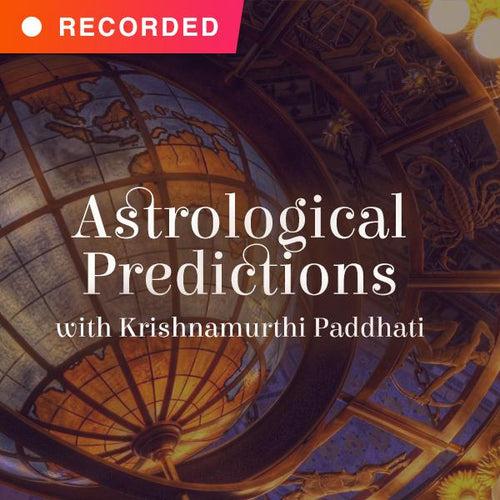 Astrological Predictions with Krishnamurthi Paddhati