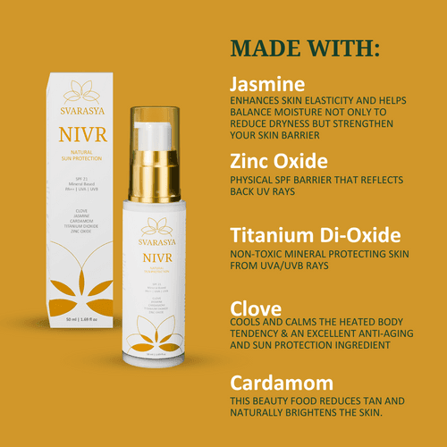 NIVR- The 100% Natural Sunscreen SPF 21 PA++