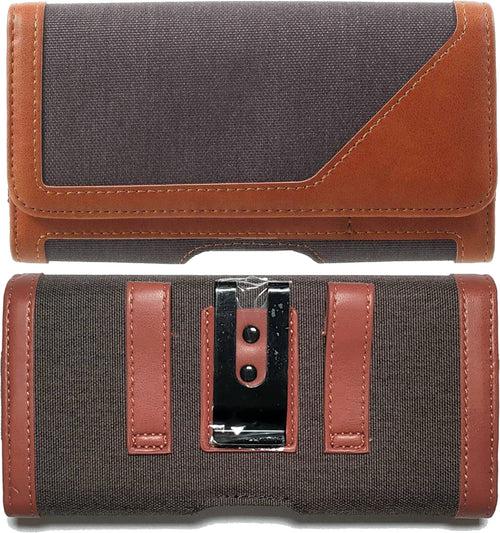 TDG Belt Pouch Pu Leather Phone Case for iPhone 6 6S 7 8 X XS SE Mobiles Black