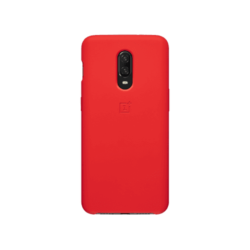 TDG Oneplus 6T OG Silicone Protective Back Case Red