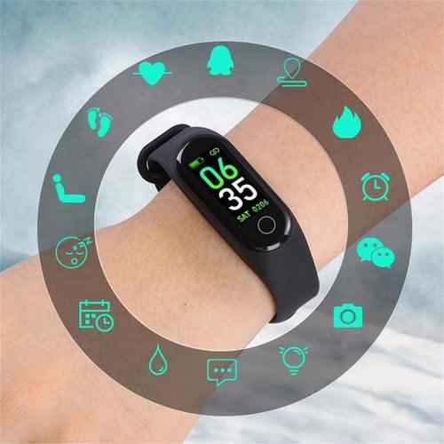 TDG M3 Band Fitness Tracker Smart Band Black