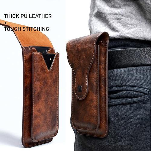 2 in 1 PU Leather Mobile Phone Pouch Holster for Oneplus 8 Pro