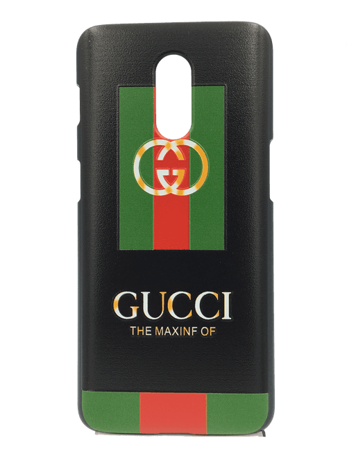 TDG OnePlus 6T 3D Texture Printed Designer Gucci Hard Back Case Cover