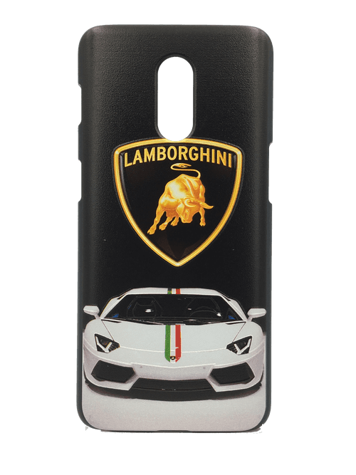 TDG OnePlus 6T 3D Texture Printed Luxury Car Lamborghini Hard Back Case Cover