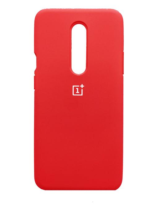 TDG Oneplus 7 Pro OG Silicone Protective Back Case Red
