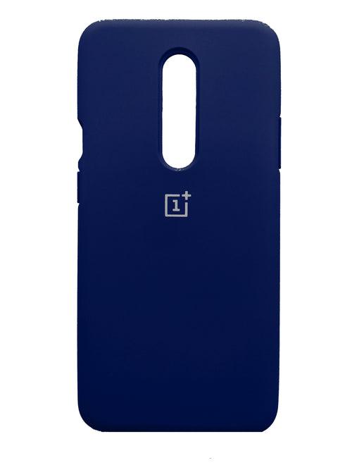 TDG Oneplus 7 OG Silicone Protective Back Case Dark Blue