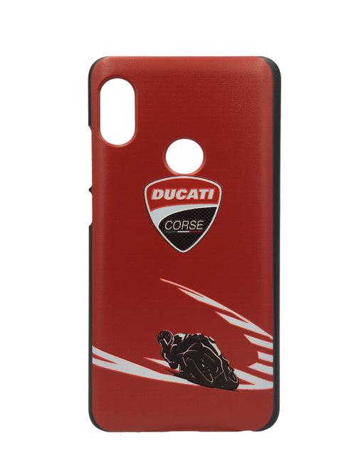 TDG Xiaomi Redmi 6 Pro 3D Texture Printed Ducati Hard Back Case Cover