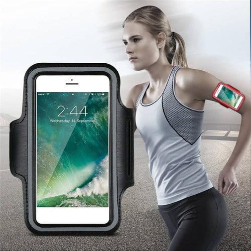Sports Running Arm Band Case for OnePlus 6 Black
