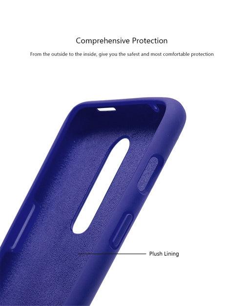 TDG Oneplus 8 Pro Back Cover Silicone Protective Case Dark Blue