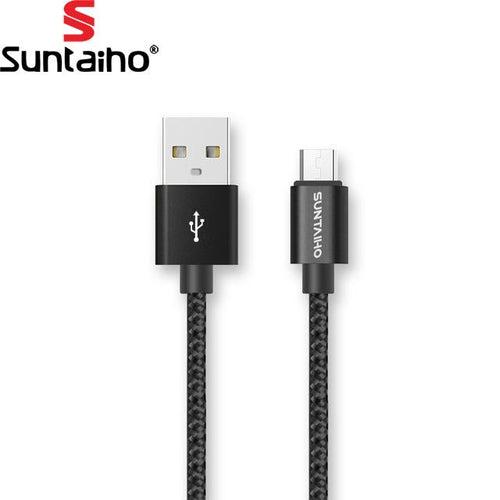 5V 2.4Amp Nylon Braided Fast Charging Micro USB to USB Charger Cable for Samsung Xiaomi LG Huawei Meizu Vivo Oppo