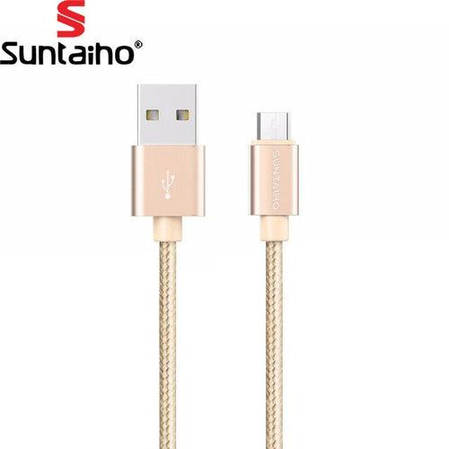 5V 2.4Amp Nylon Braided Fast Charging Micro USB to USB Charger Cable for Samsung Xiaomi LG Huawei Meizu Vivo Oppo