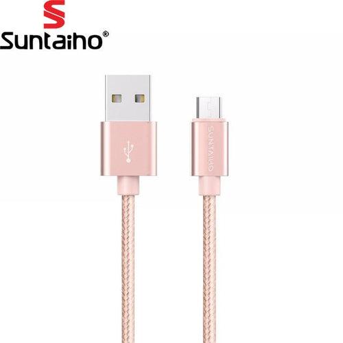 5V 2.4Amp Nylon Braided Fast Charging Micro USB to USB Charger Cable for Samsung Xiaomi LG Huawei Meizu Vivo Oppo