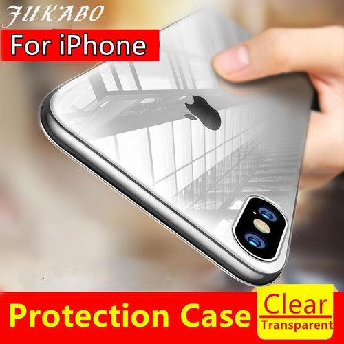 Ultra Thin TPU Soft Silicon Transparent Back Cover Case For iPhone X