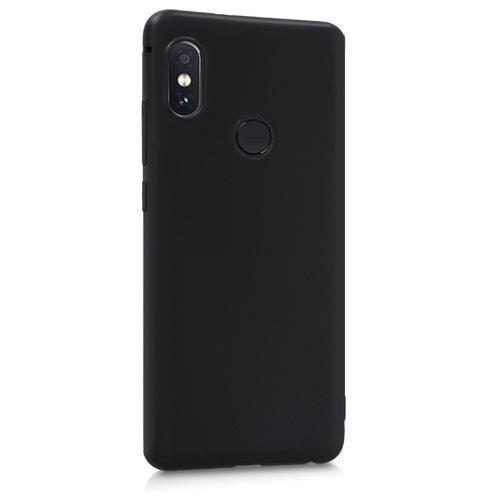 TDG Redmi Note 5 Pro Soft Silicone Protective Back Case Black