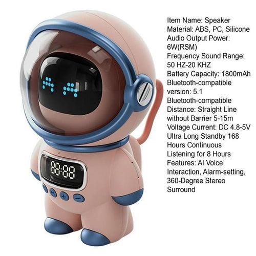 Astronaut Smart Bluetooth Speaker | Alarm clock /Night light