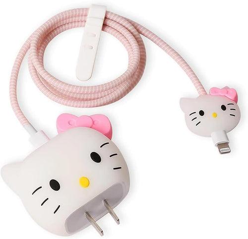 Hello Kitty Charge Buddy iPhone charger 3D protector | Compatible with 20W USB-C Adapter Charger