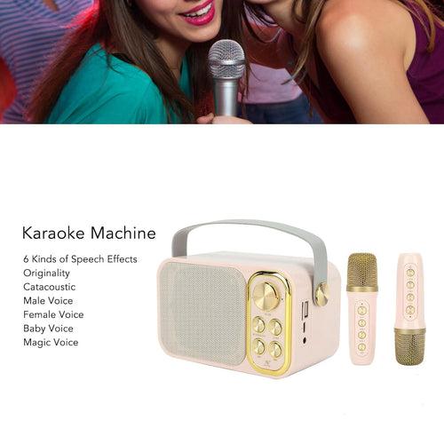 Melody Mate mini Karaoke machine with bluetooth speaker & mic