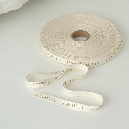 Personalised Satin ribbon with logo | 180 metre roll
