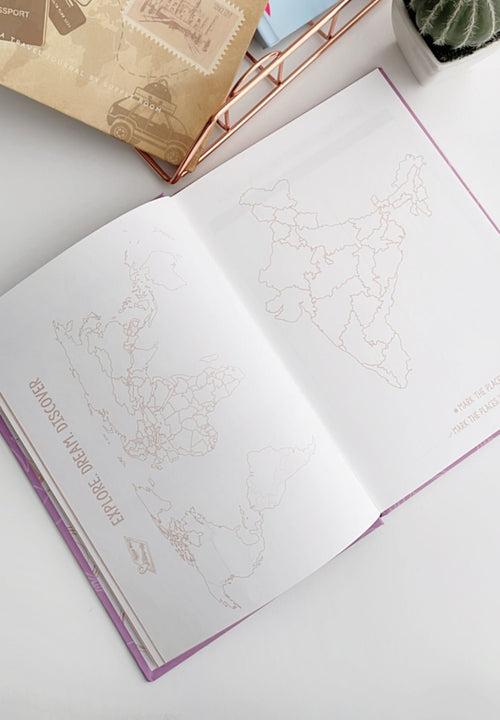 "Adventure Awaits You" Travel Planner Journal | A5 Size Hardcover