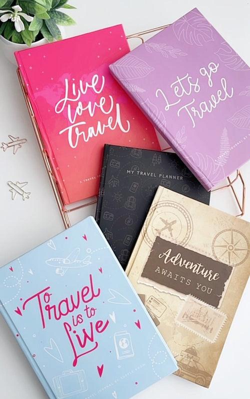 "Adventure Awaits You" Travel Planner Journal | A5 Size Hardcover