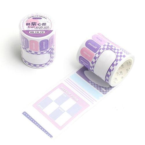 Cute and Functional plaid series Washi Tape Roll | 2 metre roll