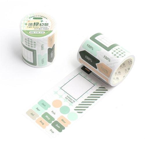 Cute and Functional plaid series Washi Tape Roll | 2 metre roll