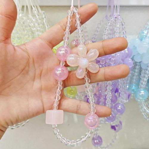 Fairy Garden beaded charm wrist Strap accessory for phone/bag/tablet