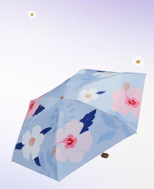 Luxurious bloom umbrellas with  gold detailing | 6 fold with box & pouch | For Rains & sunny day