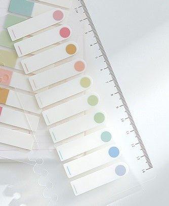 Minimal Translucent Index Sticky Note Page Tabs/ Markers for annotation and notes