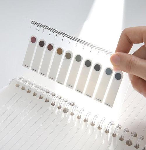 Minimal Translucent Index Sticky Note Page Tabs/ Markers for annotation and notes