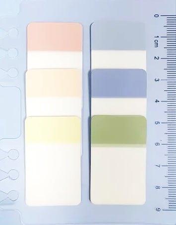 Morandi Transparent Index Tabs/ Page flags/ Sticky notes | Available in various styles