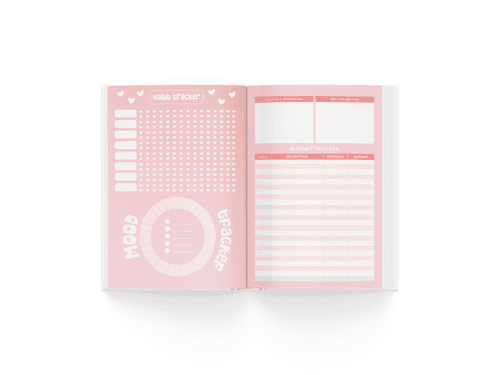 'Life is Peachy" Annual UNDATED Planner | A5 Hardbound