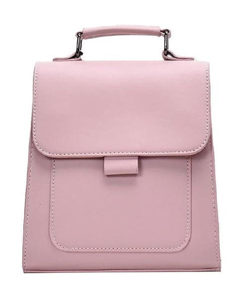 Pastel Serenity PU Leather Mini Backpack